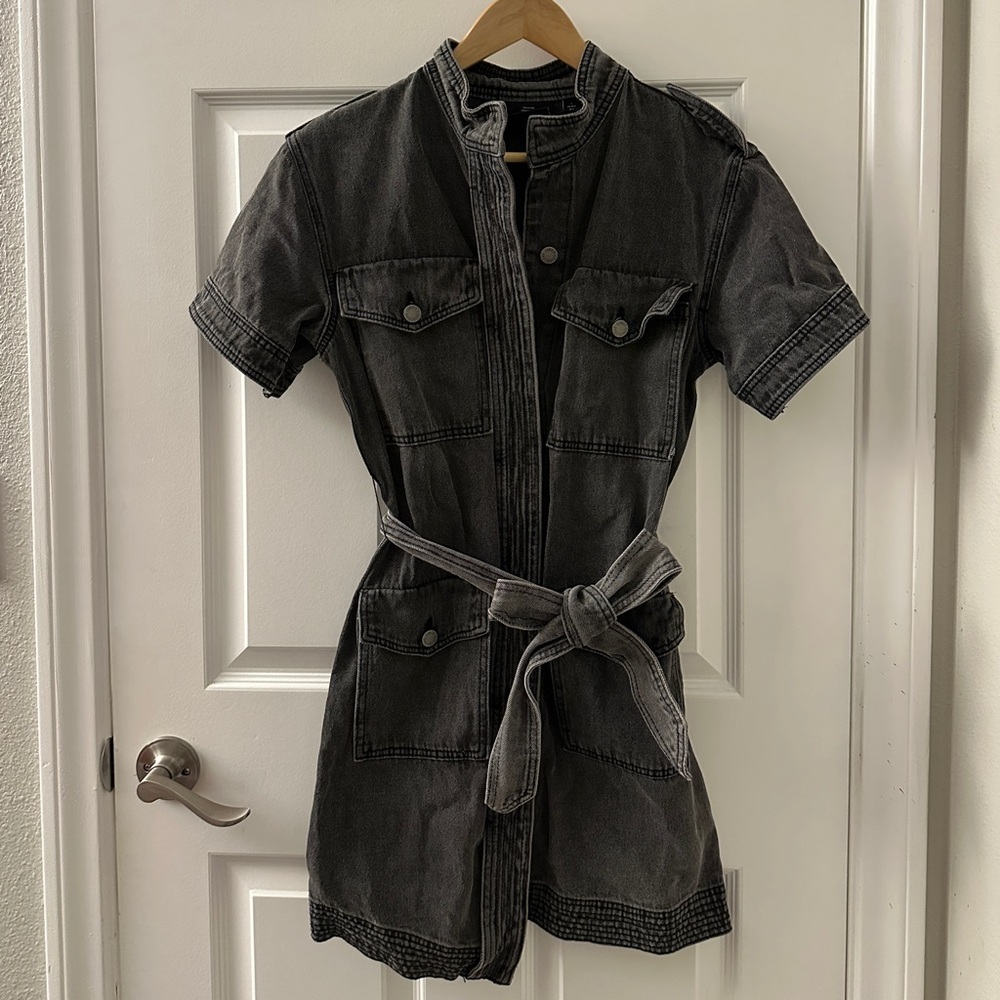 C/MEO Collective Charcoal Denim Dress